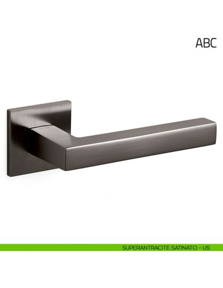 Maniglia per porta ABC Olivari superantracite satinato