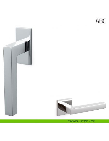 Maniglia per finestra martellina DK ABC Olivari cromo lucido