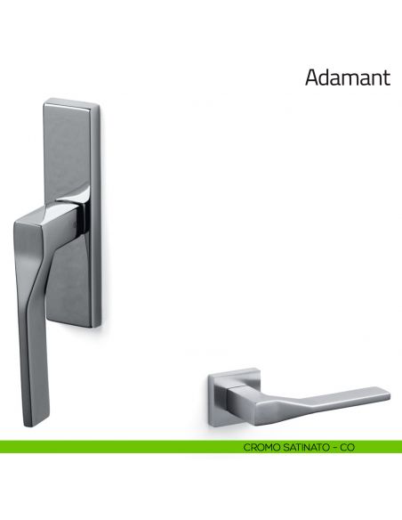Maniglia per finestra cremonese Adamant Olivari cromo satinato