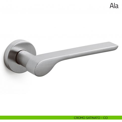 Maniglia per porta Ala Olivari cromo satinato