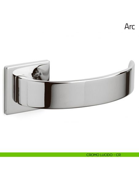 Maniglia per porta Arc Olivari bassa cromo lucido