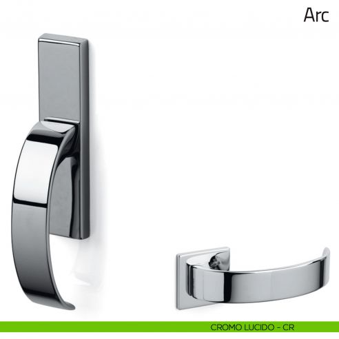 Maniglia per finestra cremonese Arc Olivari cromo lucido