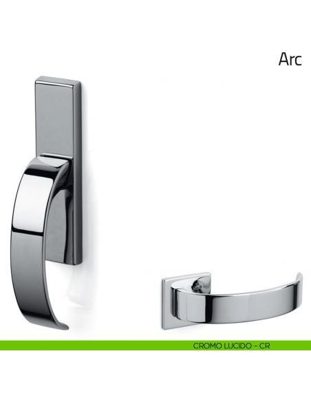 Maniglia per finestra cremonese Arc Olivari cromo lucido
