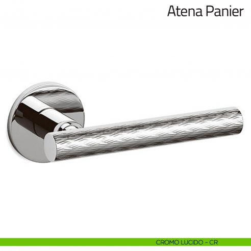 Maniglia per porta Atena Panier Olivari bassa cromo lucido