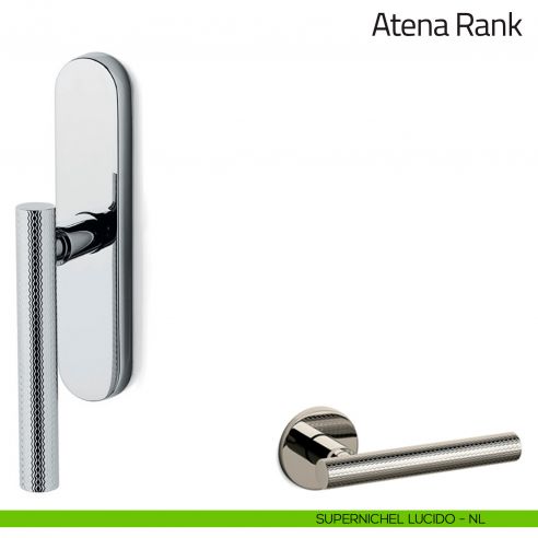 Maniglia per finestra cremonese Atena Rank Olivari supernichel lucido