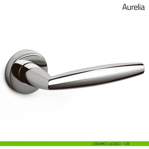 Maniglia per porta Aurelia Olivari cromo lucido