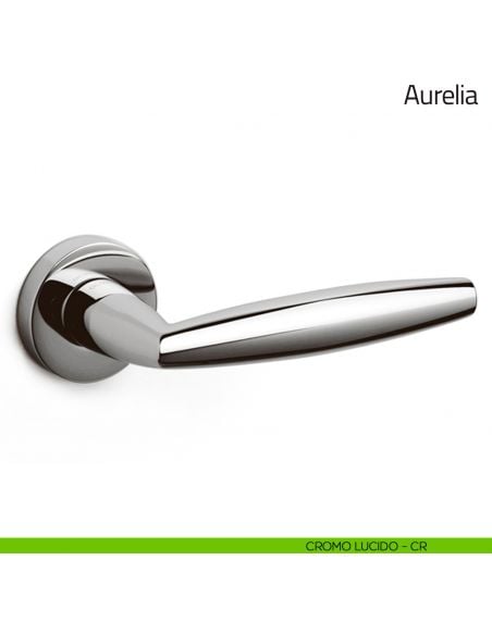 Maniglia per porta Aurelia Olivari cromo lucido