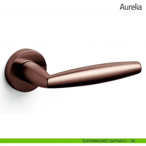 Maniglia per porta Aurelia Olivari superbronzo satinato