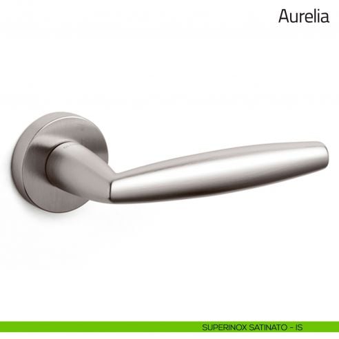 Maniglia per porta Aurelia Olivari superinox satinato