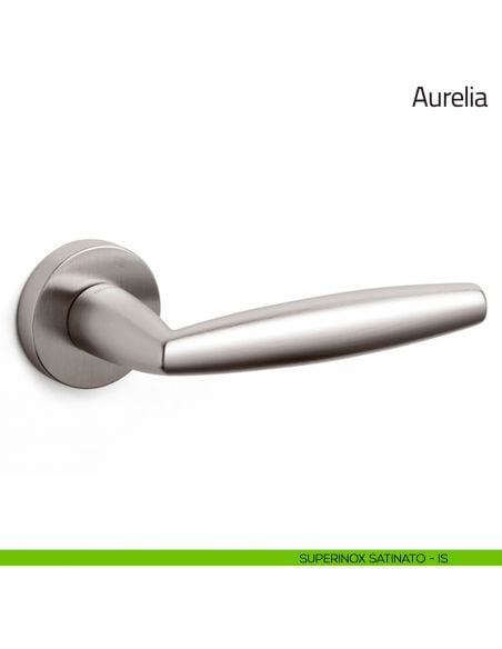 Maniglia per porta Aurelia Olivari superinox satinato