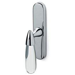 Maniglia in vetro per finestra cremonese Aurora Olivari