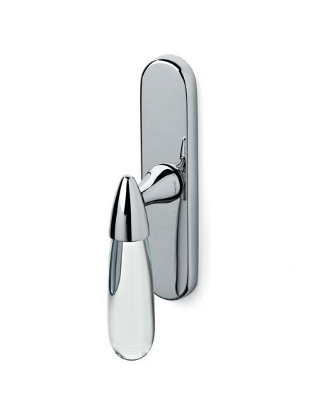 Maniglia in vetro per finestra cremonese Aurora Olivari