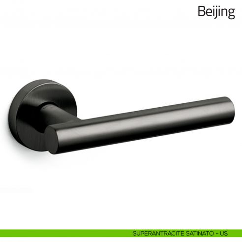 Maniglia per porta Beijing Olivari superantracite satinato