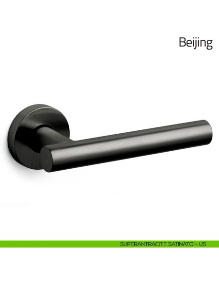 Maniglia per porta Beijing Olivari superantracite satinato