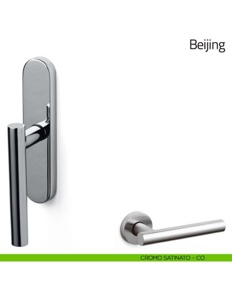 Maniglia per finestra cremonese Beijing Olivari cromo satinato