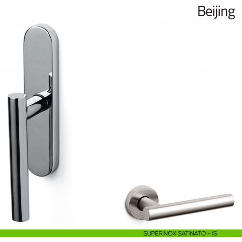 Maniglia per finestra cremonese Beijing Olivari superinox satinato