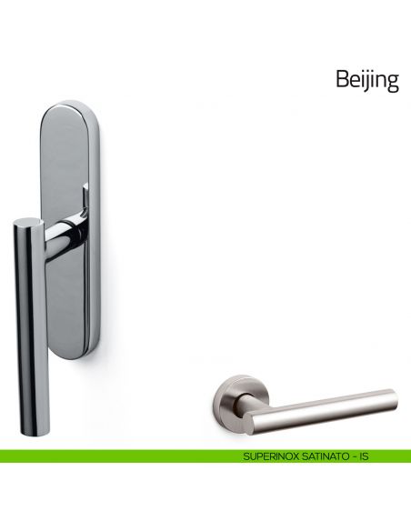 Maniglia per finestra cremonese Beijing Olivari superinox satinato