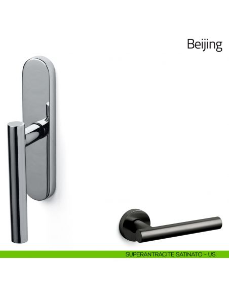 Maniglia per finestra cremonese Beijing Olivari superantracite satinato