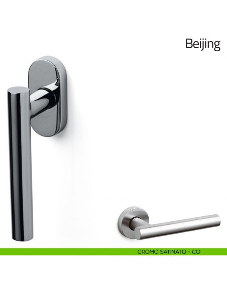 Maniglia per finestra martellina DK Beijing Olivari cromo opaco