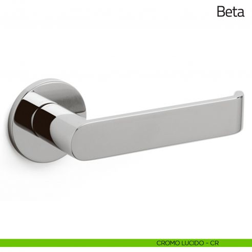 Maniglia per porta Beta Olivari bassa cromo lucido