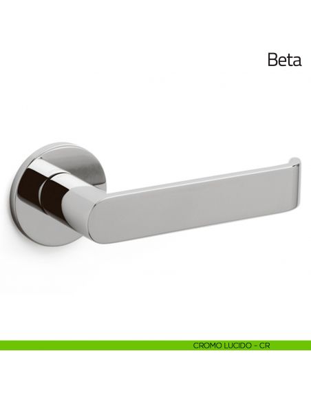 Maniglia per porta Beta Olivari bassa cromo lucido
