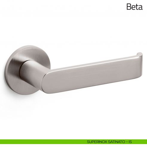 Maniglia per porta Beta Olivari bassa superinox satinato