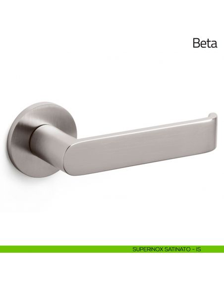 Maniglia per porta Beta Olivari bassa superinox satinato