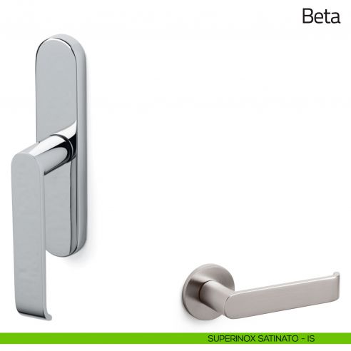 Maniglia per finestra cremonese Beta Olivari superinox satinato