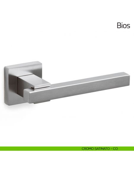 Maniglia per porta Bios Olivari cromo satinato