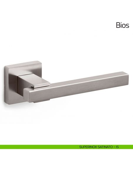 Maniglia per porta Bios Olivari superinox satinato