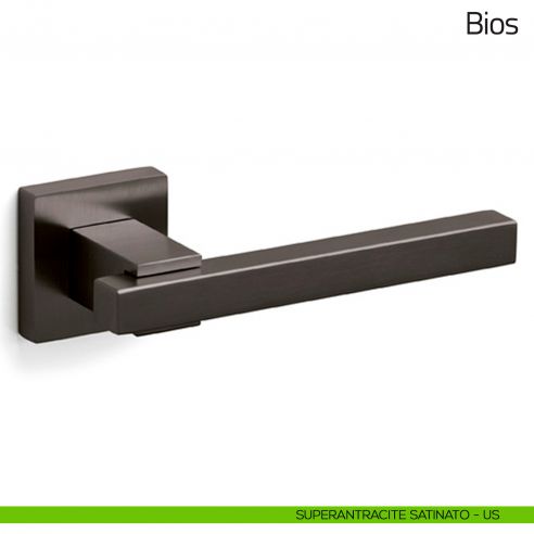 Maniglia per porta Bios Olivari superantracite satinato