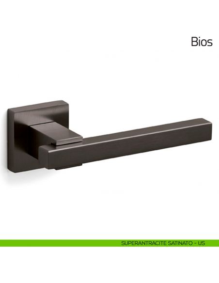 Maniglia per porta Bios Olivari superantracite satinato