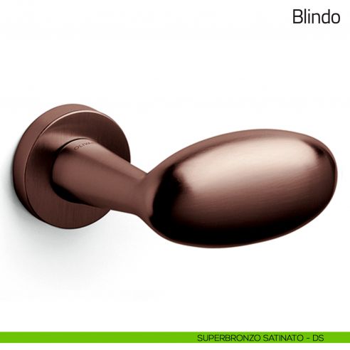 Maniglia per porta Blindo Olivari superbronzo satinato