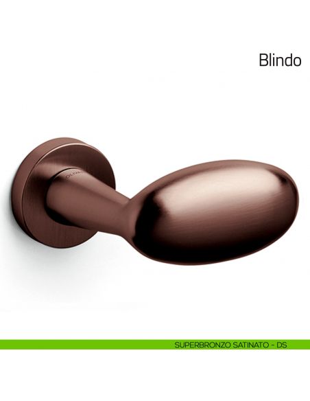 Maniglia per porta Blindo Olivari superbronzo satinato