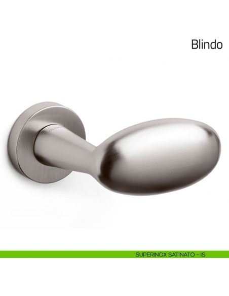Maniglia per porta Blindo Olivari superinox satinato