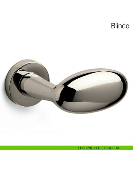 Maniglia per porta Blindo Olivari supernichel lucido