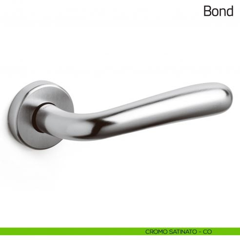 Maniglia per porta Bond Olivari cromo satinato