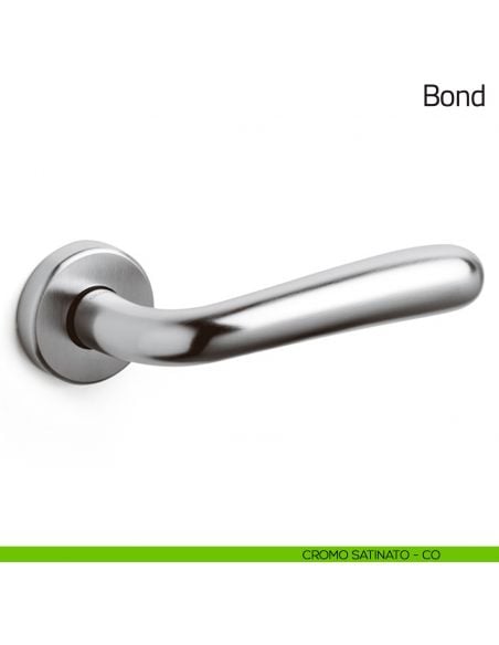 Maniglia per porta Bond Olivari cromo satinato