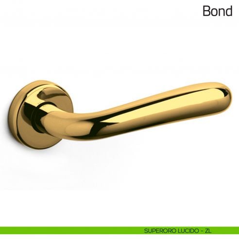 Maniglia per porta Bond Olivari superoro lucido