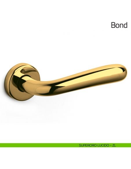 Maniglia per porta Bond Olivari superoro lucido