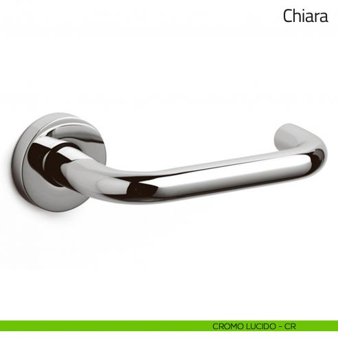 Maniglia per porta Chiara Olivari cromo lucido
