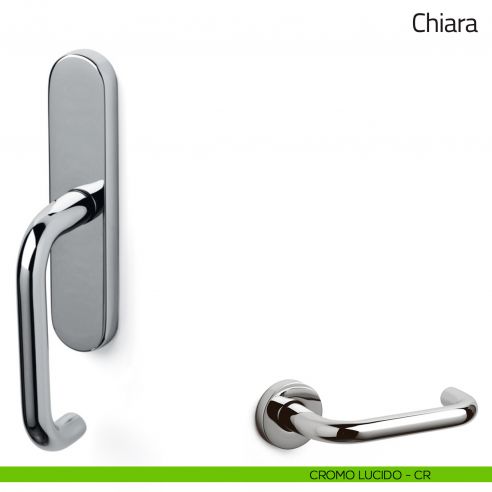 Maniglia per finestra cremonese Chiara Olivari cromo lucido