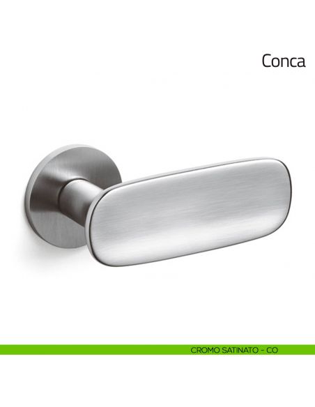 Maniglia per porta Conca Olivari bassa cromo lucido