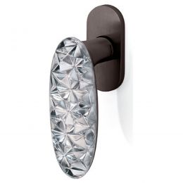 Maniglia per finestra martellina DK Crystal Diamond Olivari