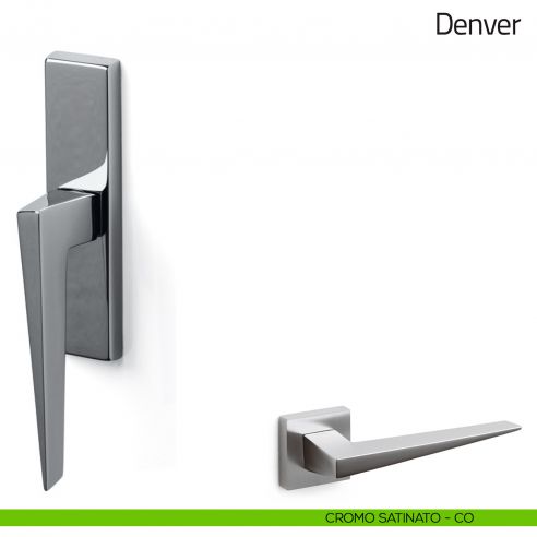 Maniglia per finestra cremonese Denver Olivari cromo satinato