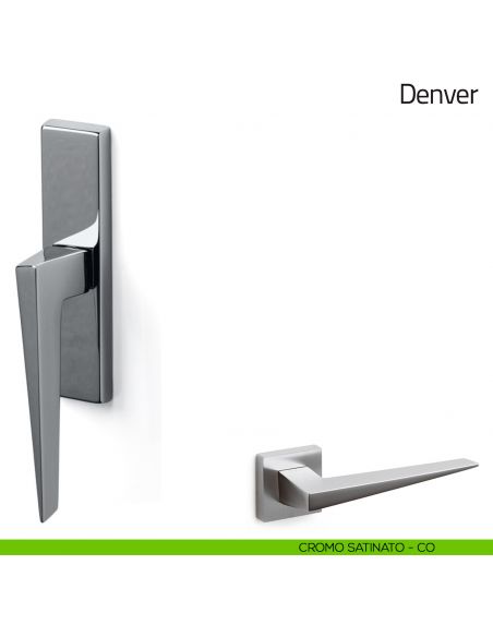 Maniglia per finestra cremonese Denver Olivari cromo satinato