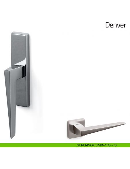 Maniglia per finestra cremonese Denver Olivari superinox satinato