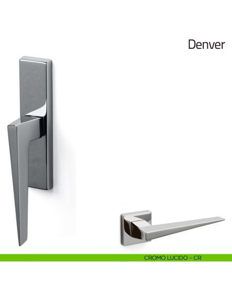 Maniglia per finestra cremonese Denver Olivari cromo lucido