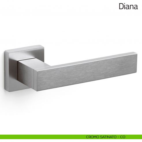 Maniglia per porta Diana Olivari cromo satinato