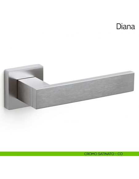 Maniglia per porta Diana Olivari cromo satinato